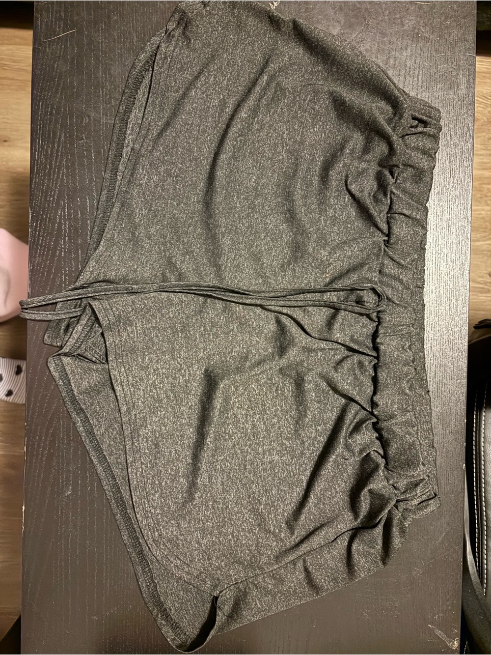 Aerie Womens Casual Elastic Waist Gray Athletic Shorts